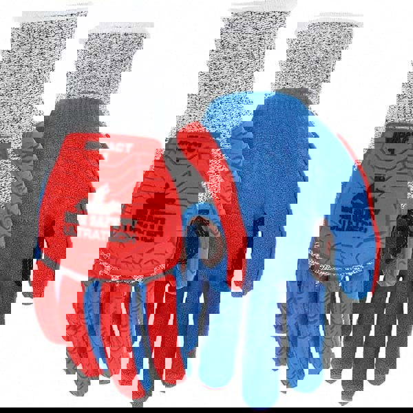 Cut, Puncture & Abrasive-Resistant Gloves: Size L, ANSI Cut A4, ANSI Puncture 5, Latex, HPPE